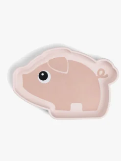 DoneByDeer Spisetid-Done By Deer Stick & Stay Silikonetallerken, Pigee Powder