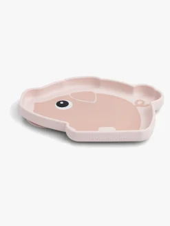 DoneByDeer Spisetid-Done By Deer Stick & Stay Silikonetallerken, Pigee Powder