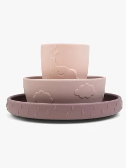 DoneByDeer Spisetid-Done By Deer Stick & Stay Madsæt Deer Friends, Powder