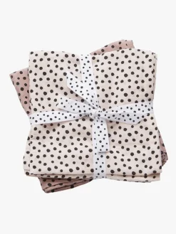 DoneByDeer Stofbleer, Nusseklude & Babytæpper-Done By Deer Stofble Happy Dots, Lyserød