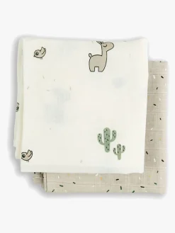 Stofbleer, Nusseklude & Babytæpper|DoneByDeer Done By Deer Stofble Lalee 2-pak, Sand Hvid