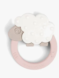 Babylegetøj|DoneByDeer Done By Deer Teether Bidelegetøj, Powder Lyserød/Hvid