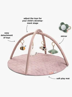 Babylegetøj|DoneByDeer Done By Deer Tiny Farm Aktivitetscenter, Powder Lyserød