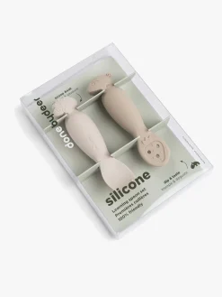 DoneByDeer Spisetid-Done By Deer Tiny Farm Skeer 2-pak, Sand