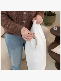 Doomoo Amning- Amme- & Graviditetspude 2-i-1, Quilt Creme Blomma