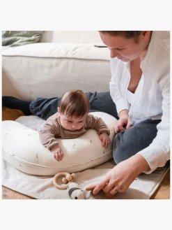 Doomoo Amning- Amme- & Graviditetspude 2-i-1, Quilt Creme Blomma