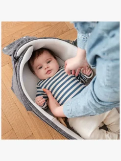 Børnesenge & Tilbehør|Doomoo Babynest/lift 3-i-1, Grå