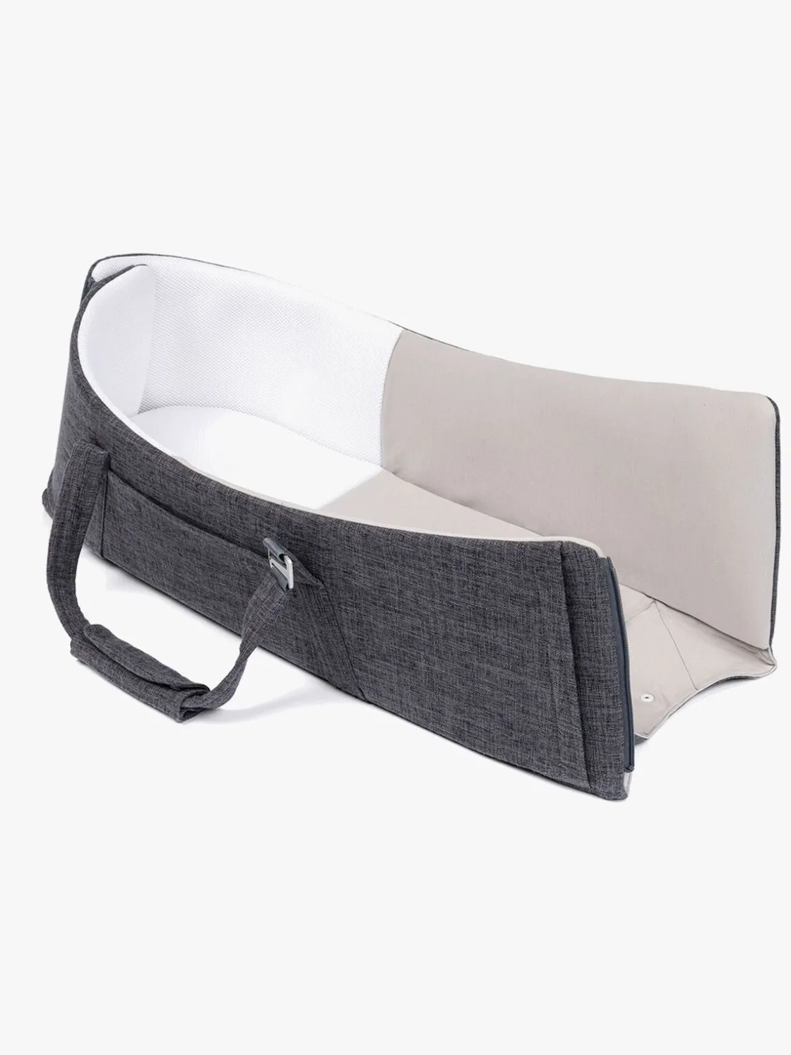 Børnesenge & Tilbehør|Doomoo Babynest/lift 3-i-1, Grå