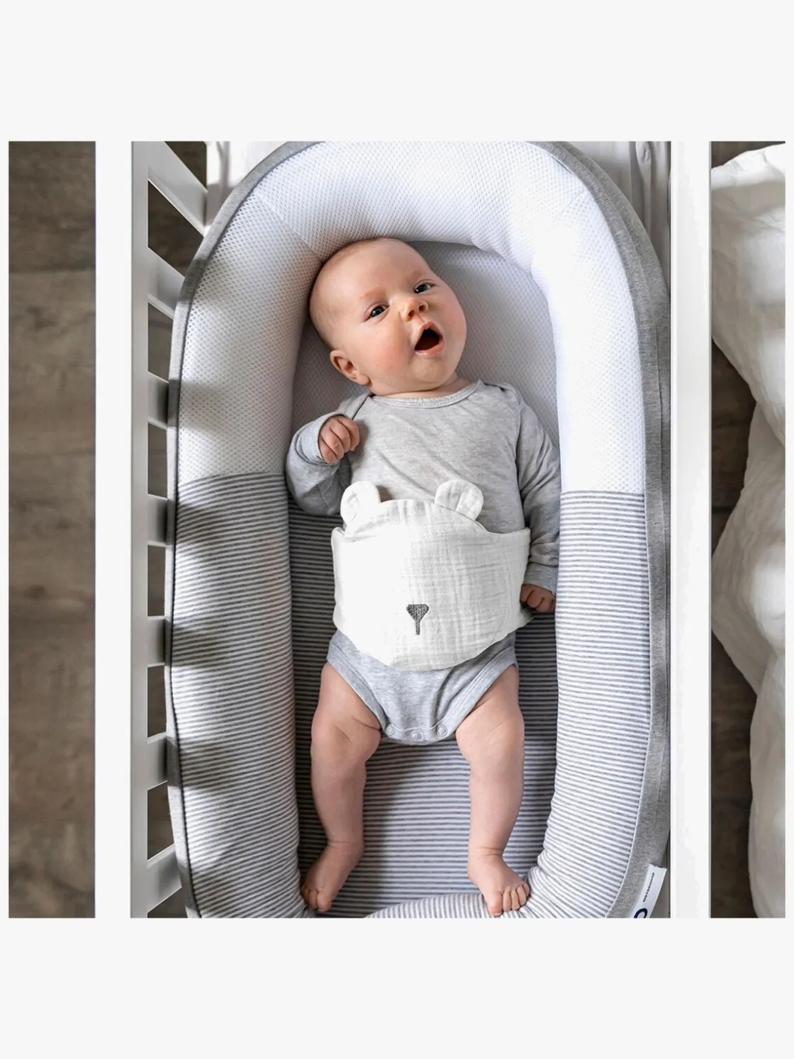 Børnesenge & Tilbehør|Doomoo Økologisk Mavebånd Bjørn