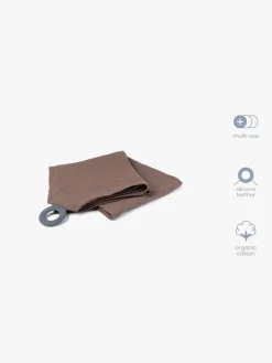 Stofbleer, Nusseklude & Babytæpper|Doomoo Nusseklud med Bidering, Brun