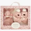 Stofbleer, Nusseklude & Babytæpper|DoudouetCompagnie DouDou Bunny Gavesæt, Pink