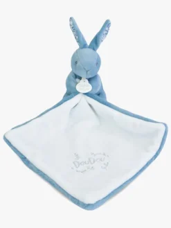 Stofbleer, Nusseklude & Babytæpper|DoudouetCompagnie DouDou Bunny Nusseklud, Blue