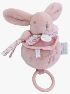 Babylegetøj|DoudouetCompagnie DouDou Bunny Spilledåse, Pink