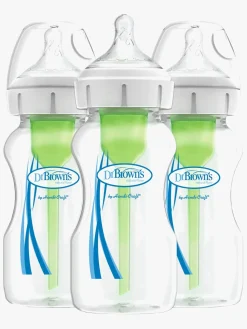 Spisetid|DrBrown Dr. Brown's Options+ Bred Hals Sutteflaske 270 ml 3-pak