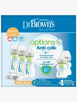 DrBrown Spisetid-Dr. Brown's Options+ Bred Hals Startsæt Nyfødt