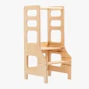 Børnemøbler|DuckWoodworks Duck Woodworks Justerbart Læringstårn, Natur