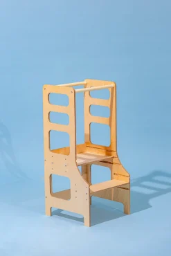 Børnemøbler|DuckWoodworks Duck Woodworks Justerbart Læringstårn, Natur