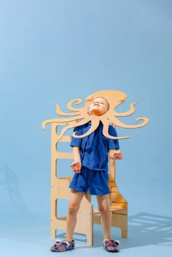 Børnemøbler|DuckWoodworks Duck Woodworks Justerbart Læringstårn, Natur