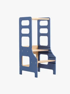 Børnemøbler|DuckWoodworks Duck Woodworks Justerbart Læringstårn, Blå