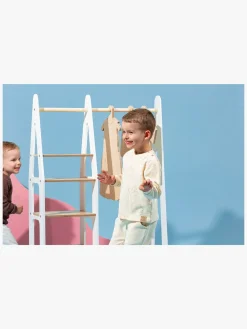 Børnemøbler|DuckWoodworks Duck Woodworks Knagerække med Hylder, Hvid