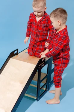 Børnemøbler|DuckWoodworks Duck Woodworks Rutsjebane til Sammenklappeligt Læringstårn, Sort