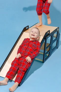 Børnemøbler|DuckWoodworks Duck Woodworks Rutsjebane til Sammenklappeligt Læringstårn, Sort