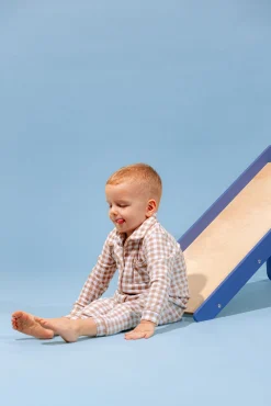 Børnemøbler|DuckWoodworks Duck Woodworks Rutsjebane til Sammenklappeligt Læringstårn, Blå