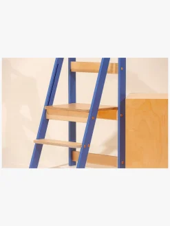 Børnemøbler|DuckWoodworks Duck Woodworks Sammenklappeligt Læringstårn, Blå