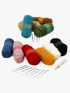 EasyKit Kreativt Legetøj-Nålefiltning Startsæt Blandede Farver