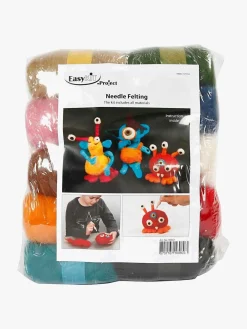 EasyKit Kreativt Legetøj-Nålefiltning Startsæt Blandede Farver