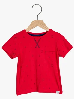 Overdele|Ebbe Boston T-Shirt, Blue Anchors