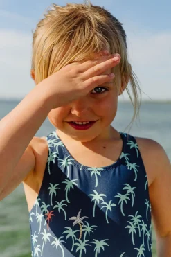 Uv & Strand|Ebbe Thyra Badedragt, Tropical Swim Blå