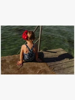 Uv & Strand|Ebbe Thyra Badedragt, Tropical Swim Blå