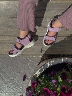 Børn Ecco Sandaler & Klipklapper-Biom Raft Sandaler, Lavender Mist/Night Shade