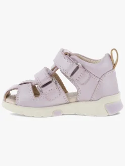 Sandaler & Klipklapper|Ecco Mini Stride Sandaler, Violet Ice Metallic Lilla