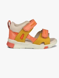 Sandaler & Klipklapper|Ecco Mini Stride Sandaler, Coral Orange