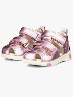 Sandaler & Klipklapper|Ecco Mini Stride Sandaler, Old Rose Metallic