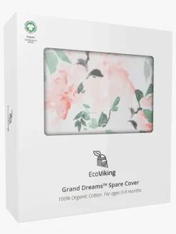 Børn EcoViking Børnesenge & Tilbehør-Organic Babynest Cover Rose Garden