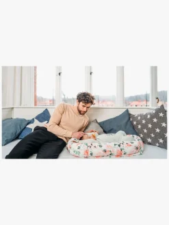 Børn EcoViking Børnesenge & Tilbehør-Organic Babynest Cover Rose Garden