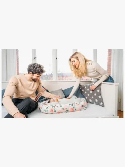 Børn EcoViking Børnesenge & Tilbehør-Organic Babynest Cover Rose Garden