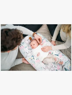 Børnesenge & Tilbehør|EcoViking Organic Babynest Cover Flamingo Dreams