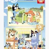 Spil & Puslespil|Educa Bluey Træpuslespil 2x50 Brikker