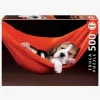 Spil & Puslespil|Educa Puslespil Sleeping in a Hammock 500 Brikker