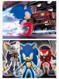 Educa Spil & Puslespil-Sonic Prime Puslespil Neon 2x100 Brikker