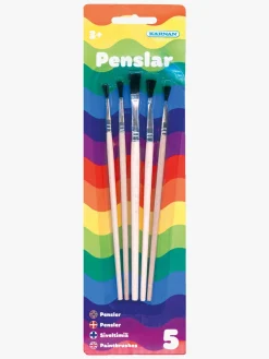 Krnan Kreativt Legetøj-Egmont Kärnan Pensler 5 stk