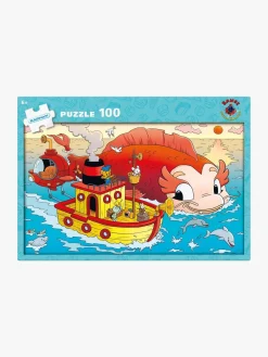 Krnan Spil & Puslespil-Egmont Kärnan Træpuslespil Bamse Verdens Stærkeste Bjørn og Havets Hemmelighed 100 Brikker