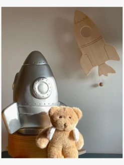 Interiør|EgmontToys Egmont Toys Raket Spilledåse, Træ Beige