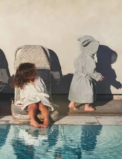 ElodieDetails Badeværelset-Elodie Badekåbe 1-3 År, Mineral Green