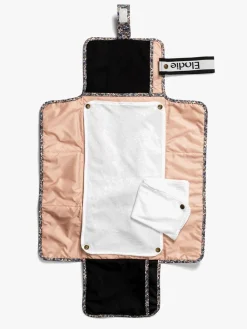 Pusleborde|ElodieDetails Elodie  Bærbar Puslepude, Blue Garden Blå/Lyserød