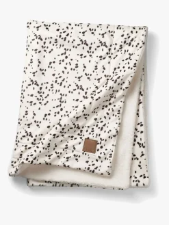 Interiør|ElodieDetails Elodie Pearl Velvet Tæppe 100x75, Dalmatian Dots Hvid